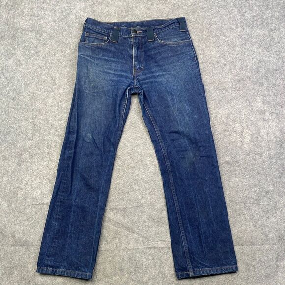 Kitanica Men’s Dark Blue Cotton Tactical Denim Jeans Made In USA Size 32x30
